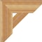 Ekena Millwork Traditional Slat Rough Sawn Bracket, Western Red Cedar, 6"W x 20"D x 20"H BKT06X20X20TRA06RWR - alternate 2